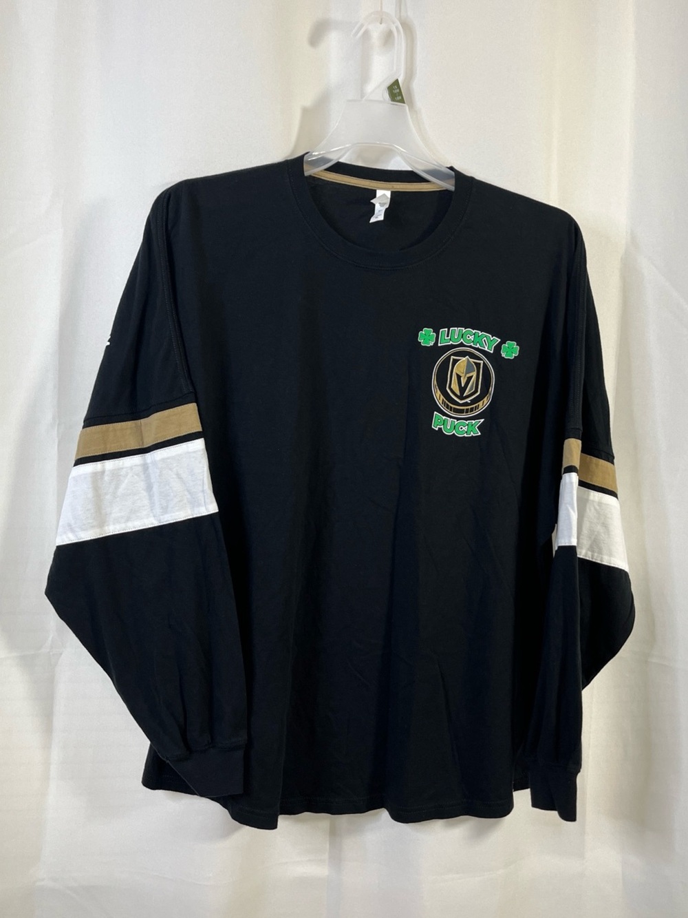 Vegas Golden Knights Hockey Palace Station Black Long Sleeve T-Shirt Size XL